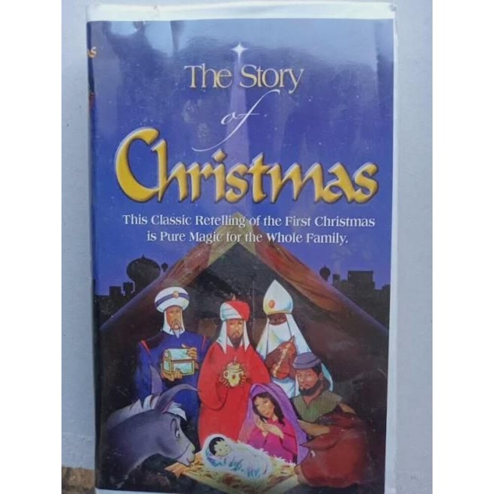 Story of Christmas Animated VHS - Heartwarming Classic for All Ages